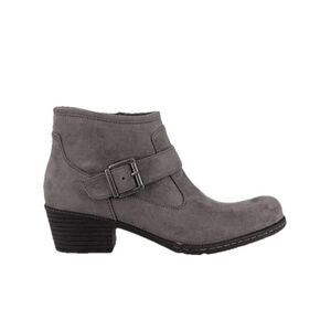 BOC Born Concept Boots Womens 8 M Ophelia Side Zip Bootie Z36060 Gray Fabric